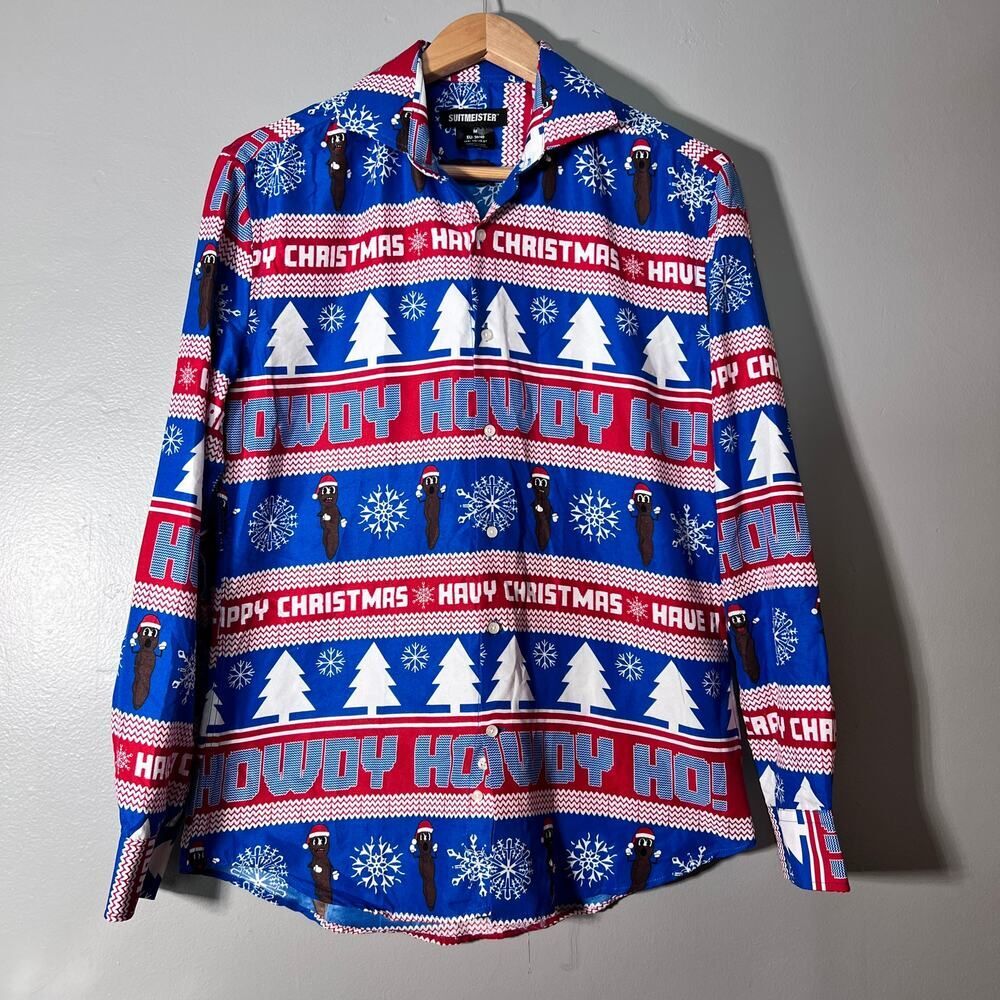 Suitmeister South Park M Christmas Shirt Mr Hankey Howdy Ho Ugly Sweater Style